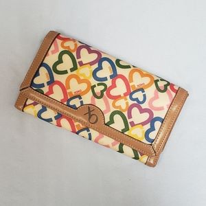 XOXO Heart Rainbow Wallet